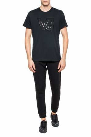 T-shirt with raised logo, zdjęcie 2 T-shirt with raised logo od Versace Jeans